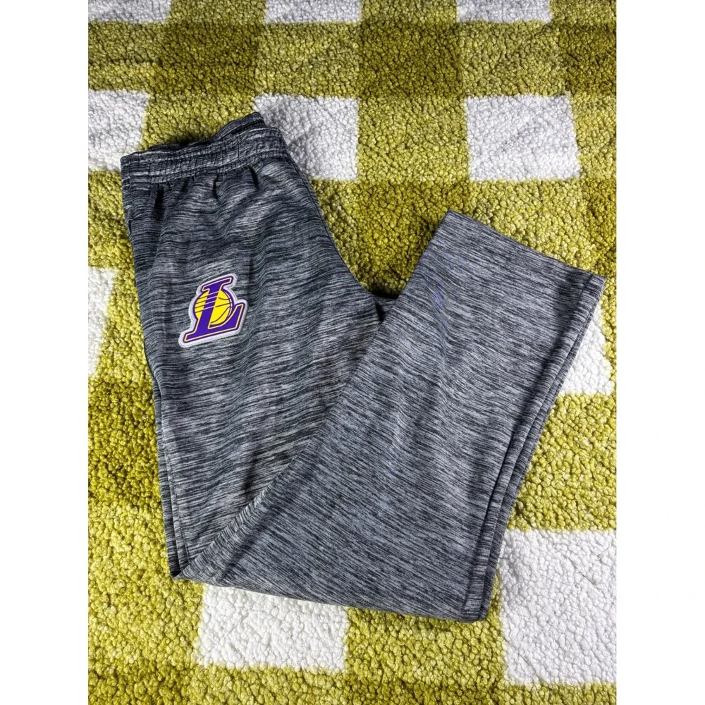 Nike NBA Los Angeles Lakers‎ Showtime Pants Grey Mens Large Tall AV1449-032